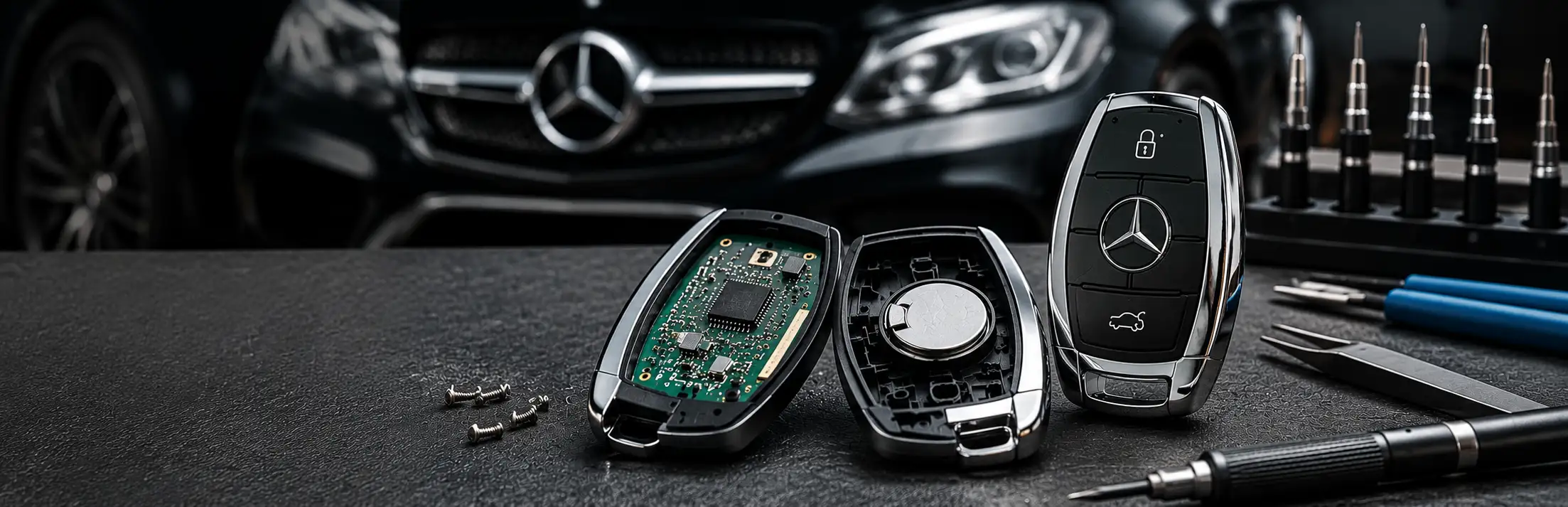 Mercedes Autoschlüssel Reparatur