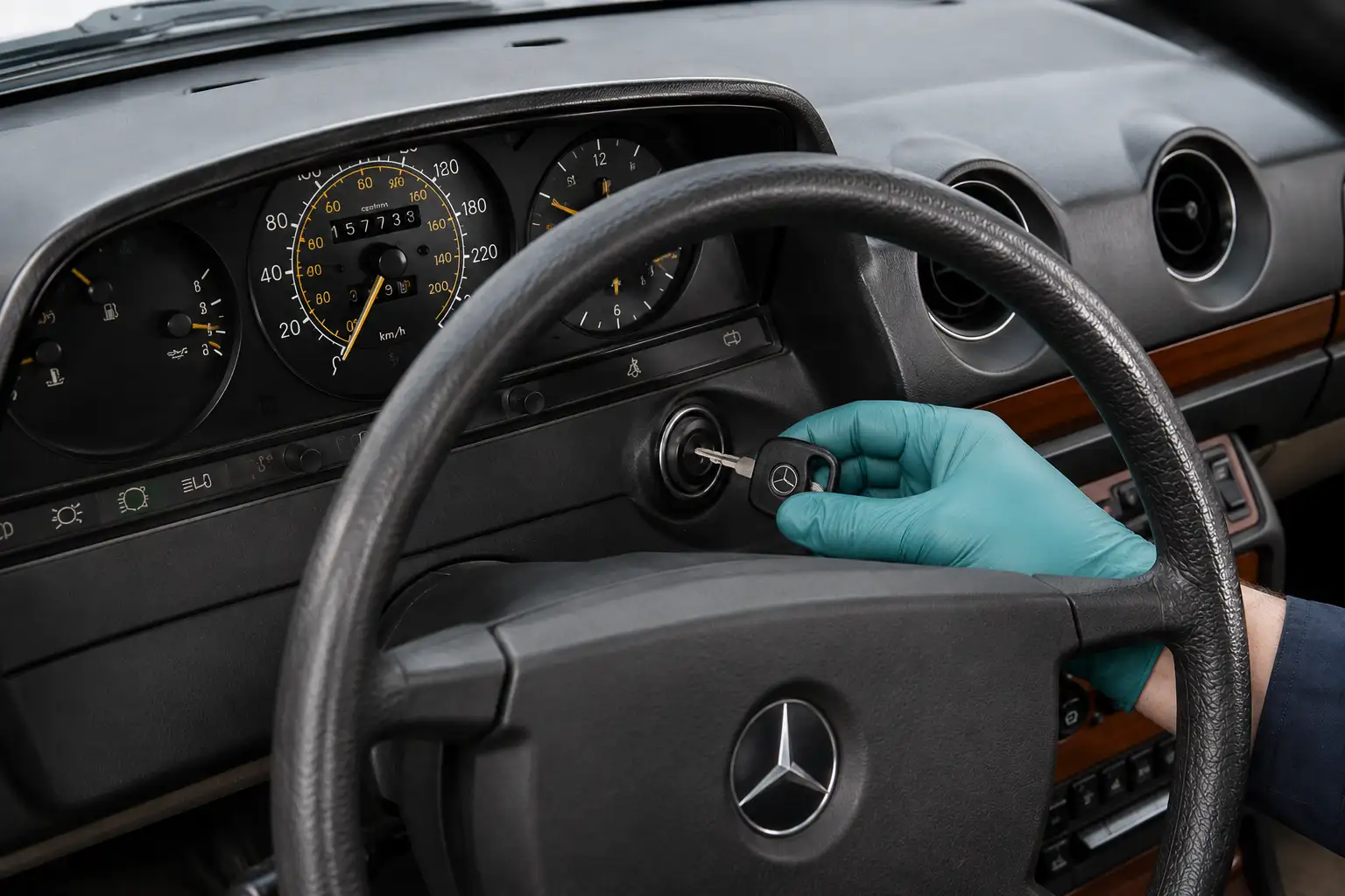 Mercedes Zündschloss dreht schwer